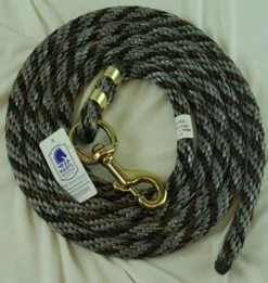 Nylon Lead Rope - Multi-Color 20 Nylon Lead Rope - Multi-Color -Horse Gear Shop 091057 nylon lead rope grey hair 70810 02958.1527294819