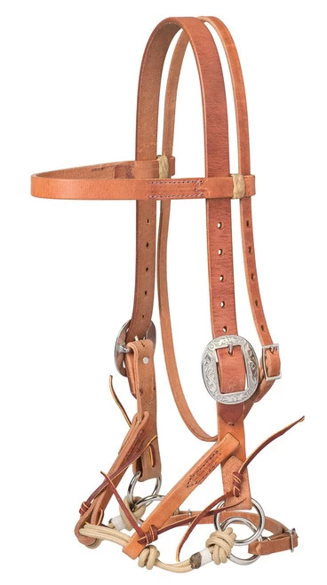 Weaver Leather Weaver Justin Dunn Bitless Bridle 3 Weaver Leather Weaver Justin Dunn Bitless Bridle