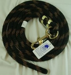 Nylon Lead Rope - 2 Color 11 Nylon Lead Rope - 2 Color -Horse Gear Shop 114408 008 nylon lead rope black brown 65613 11016.1537223146