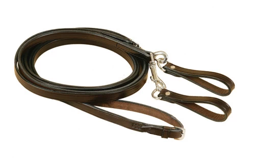 Tory Leather Pony Draw Reins - Snap + Loop 3 Tory Leather Pony Draw Reins - Snap + Loop
