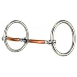 Reinsman Heavy Ring Copper Snaffle