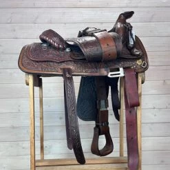 Used Circle Y Custom Western Saddle 14/M -Horse Gear Shop 338 R Flap 57425.1690419863