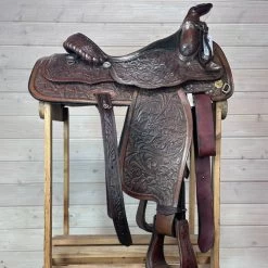 Used Circle Y Custom Western Saddle 14/M -Horse Gear Shop 338 R Side 63692.1690419861