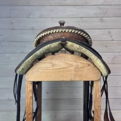 Used Star Of Texas Western Saddle 15/MW 17 Used Star Of Texas Western Saddle 15/MW -Horse Gear Shop 340 Cantle 00130.1690419419
