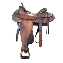 Used Star Of Texas Western Saddle 15/MW 19 Used Star Of Texas Western Saddle 15/MW -Horse Gear Shop 340 Hero 17739.1690419432
