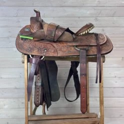 Used Star Of Texas Western Saddle 15/MW 14 Used Star Of Texas Western Saddle 15/MW -Horse Gear Shop 340 L Rigging 75237.1690419382