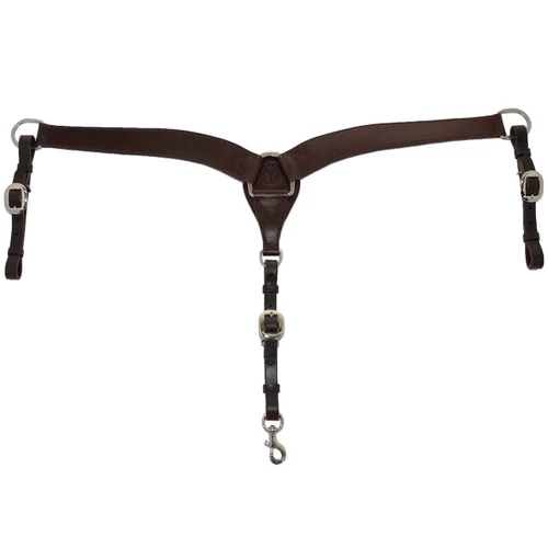 Circle Y Single Ply Shaped Breast Collar 4 Circle Y Single Ply Shaped Breast Collar - Image 2