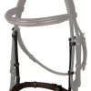 Dy'on Fancy Stitch Hunter Noseband -Horse Gear Shop FS hunter noseband brown US04JBR dyon 49655.1626552321