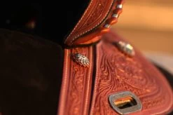 Circle Y Fischer Daisy Treeless Barrel Saddle -Horse Gear Shop Fischer Treeless Tooling image 2 56808.1600204916