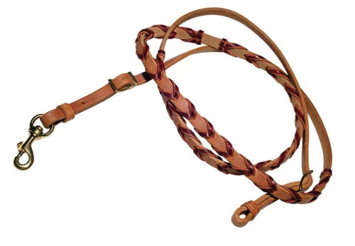 Berlin Latigo Laced Barrel Rein 3 Berlin Latigo Laced Barrel Rein