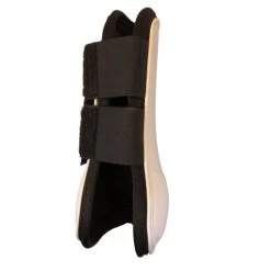 Equine Innovations Air Shock Jump Boots -Horse Gear Shop air shock boot white pearl front 471158 equine innovations 98541.1686174808