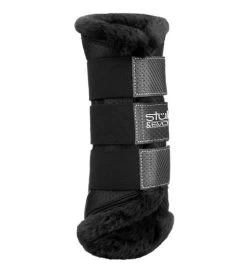 Stubben AirFlow Brushing Boots With Fleece 10 Stubben AirFlow Brushing Boots With Fleece -Horse Gear Shop airflow brushing boots fleece large side 24451 stubben 91545.1680630395