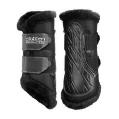 Stubben AirFlow Brushing Boots With Fleece 11 Stubben AirFlow Brushing Boots With Fleece -Horse Gear Shop airflow brushing boots with fleece medium black hero 24451 stubben 88798.1680630430