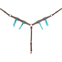 Martin Saddlery Antique Dots & Turquoise Ties Breast Collar