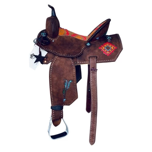 Alamo Saddlery Aztec Arrow Barrel Saddle 9 Alamo Saddlery Aztec Arrow Barrel Saddle - Image 7