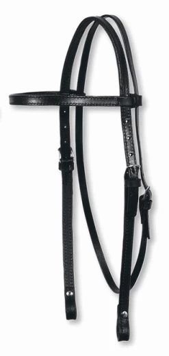 Circle Y Stitched Basic Brow Headstall