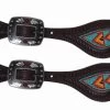Professional's Choice Beaded Spur Straps -Horse Gear Shop beaded spur strap turquoise red 3P9401 prof choice 87555.1581021678