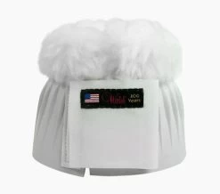 Walsh Velcro Bell Boot With Sheepskin -Horse Gear Shop bell boot sheepskin white walsh 50653.1655845417