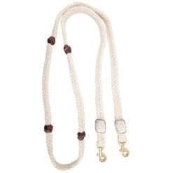 Blended Mohair Barrel Rein With Latigo Knots