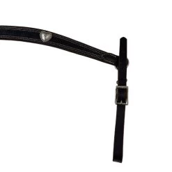 Buckaroo Leather Heart Concho Breast Collar -Horse Gear Shop contour 1.5in bc heart tug buckaroo 42484.1674936263