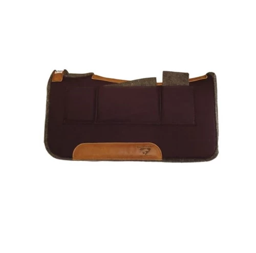 Diamond Wool Contoured Relief Western Saddle Pad 3 Diamond Wool Contoured Relief Western Saddle Pad
