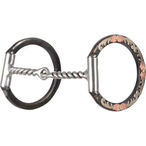 Classic Equine Twisted Wire Snaffle D-Ring 3 Classic Equine Twisted Wire Snaffle D-Ring
