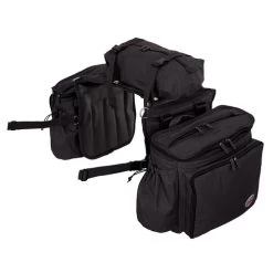 Horse Gear Shop -Horse Gear Shop deluxe insulated saddle bag black 9187 BK reinsman 81894.1674839509
