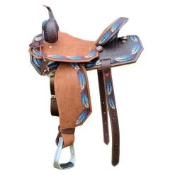 Alamo Saddlery Feather Barrel Saddle -Horse Gear Shop feather barrel saddle FEATHER alamo 36093.1650659555