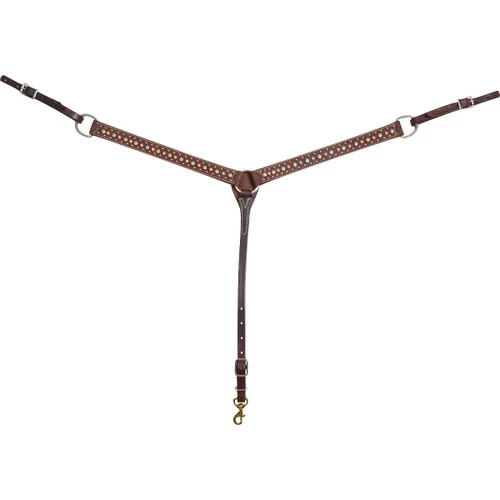 Martin Saddlery Floral Dots Breast Collar 3 Martin Saddlery Floral Dots Breast Collar