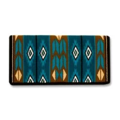 Mayatex Flying Eagle Navajo Blanket -Horse Gear Shop flying eagle navajo teal brown 1466 1 mayatex 33250.1647202701