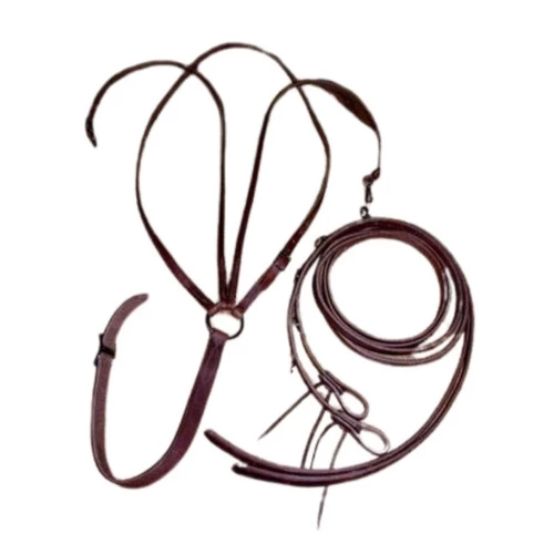 Buckaroo Leather German Martingale With Split Reins 3 Buckaroo Leather German Martingale With Split Reins