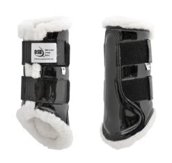 DSB Glossy Patent Dressage Sport Boot -Horse Gear Shop glossy black boots white fleece pair dsb 59157.1592335965