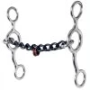Reinsman Jr Cowhorse Chain Mouth Bit With Pacifiers -Horse Gear Shop jr cowhorse chain pacifiers 345 reinsman 34801.1679530273