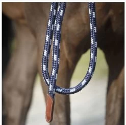 Horse Gear Shop -Horse Gear Shop lead rope navy brown end LIC2 antares 02811.1643754812
