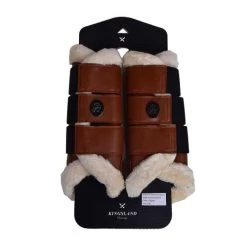Kingsland KL Lorna Front Protection Boots -Horse Gear Shop lorna front boots cognac 212 HG 820 557 kingsland 99031.1623195573