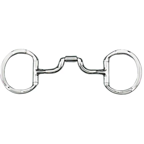 Myler Low Port Barrel Eggbutt With Hooks Narrow - MB 43LP - Level 2-3 3 Myler Low Port Barrel Eggbutt With Hooks Narrow - MB 43LP - Level 2-3