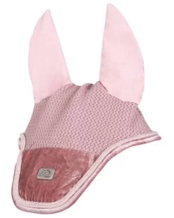 HKM Mellow Velvet Fly Bonnet -Horse Gear Shop mellow velvet fly bonnet raspberry 13615 8900 0650 hkm 24712.1666914946