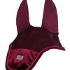 HKM Mellow Velvet Fly Bonnet -Horse Gear Shop mellow velvet fly bonnet wine red 13615 3100 0650 hkm 01702.1666914953