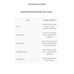 Horseware Ireland Horseware Micklem 2 Multi Bridle 14 Horseware Ireland Horseware Micklem 2 Multi Bridle -Horse Gear Shop micklem2 size guide horseware 62673.1689871683