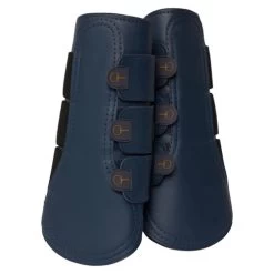 Horze Noir Brushing Boots -Horse Gear Shop noir brushing boots navy pair 19254 VDB horze 86786.1654206781