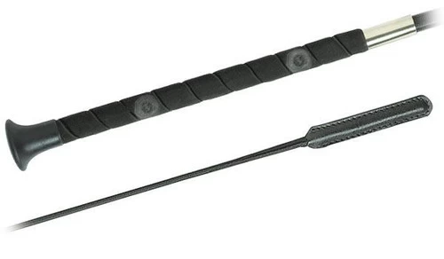 FLECK Nylon Dressage Whip With Nubuck Wrapped Grip 3 FLECK Nylon Dressage Whip With Nubuck Wrapped Grip