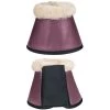 HKM Comfort Fur Overreach Boots -Horse Gear Shop overreach boots wine red 13025 3100 HKM 97552.1672705974