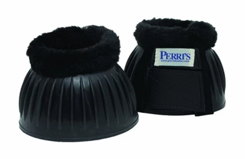 Perri's Double Velcro Fleece Bell Boots 3 Perri's Double Velcro Fleece Bell Boots