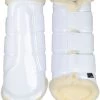 HKM Gloss Protection Boots -Horse Gear Shop protection boots white hero 41891200.0614 hkm 64594.1682380590