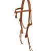 Berlin Leather Rattlesnake Knot Brow Headstall -Horse Gear Shop rattlesnake knot headstall harness H205 berlin 83744.1672884318