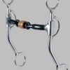 Reinsman 3-piece Sweet Iron Snaffle Bit With Copper Roller