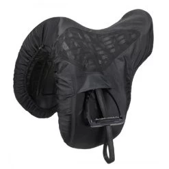 LeMieux Waterproof Ride On AP/CC & Dressage Saddle Covers -Horse Gear Shop ride on drsg saddle cover black front 5381 lemieux 35057.1636829668