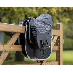 LeMieux Waterproof Ride On AP/CC & Dressage Saddle Covers -Horse Gear Shop ride on drsg saddle cover black lifestyle 5381 lemieux 71249.1636829692
