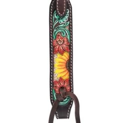 Circle Y Rising Sunflower Brow Headstall -Horse Gear Shop rising sunflower brow hs multicolor side 1002 10 SC circle y 67060.1613178614