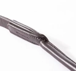 Kavalkade Rolled Softleather Reins With Stops -Horse Gear Shop rolled softleather rein stops brown stitching 22205 04 kavalkade 98535.1680907667